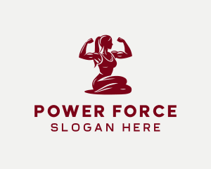 Strong Woman Flex logo design