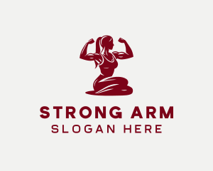 Strong Woman Flex logo design