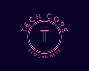 Neon Software Digital Tech logo design