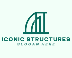 Structure Property Builder logo design