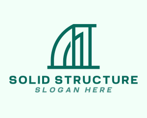 Structure Property Builder logo design