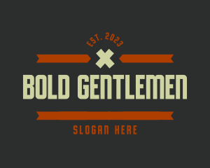 Generic Masculine Wordmark logo design