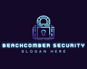 Cyber Lock Security logo design