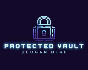 Cyber Lock Security logo design