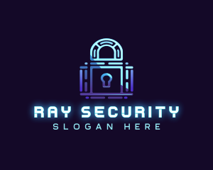 Cyber Lock Security logo design