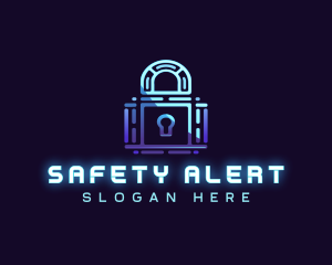 Cyber Lock Security logo design