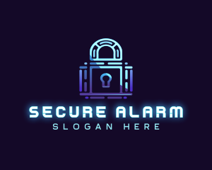 Cyber Lock Security logo design