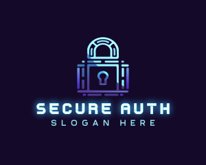 Cyber Lock Security logo design