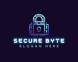 Cyber Lock Security logo design