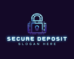 Cyber Lock Security logo design