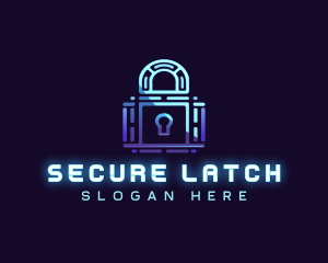 Cyber Lock Security logo design