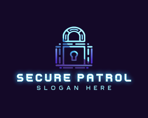 Cyber Lock Security logo design