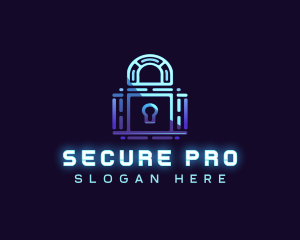 Cyber Lock Security logo design