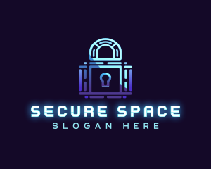 Cyber Lock Security logo design