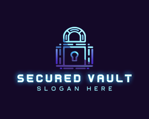 Cyber Lock Security logo design