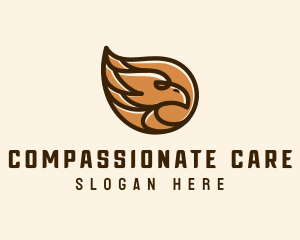 Brown Eagle Head  logo design