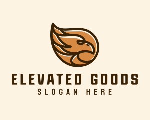 Brown Eagle Head  logo design