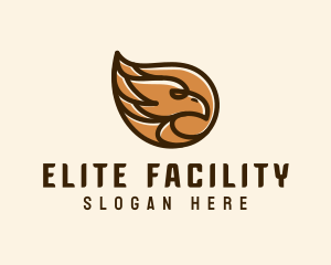 Brown Eagle Head  logo design