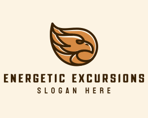 Brown Eagle Head  logo design