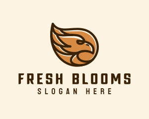 Brown Eagle Head  logo design