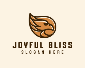 Brown Eagle Head  logo design