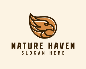 Brown Eagle Head  logo design