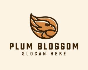 Brown Eagle Head  logo design