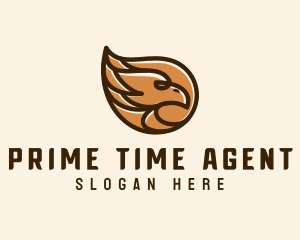 Brown Eagle Head  logo design