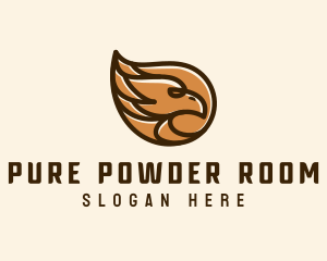 Brown Eagle Head  logo design