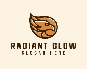 Brown Eagle Head  logo design