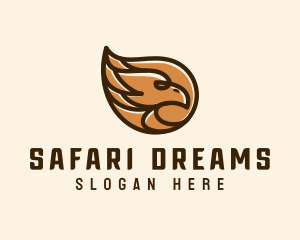 Brown Eagle Head  logo design