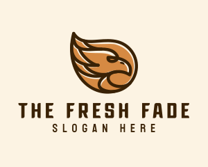 Brown Eagle Head  logo design