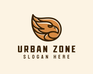 Brown Eagle Head  logo design