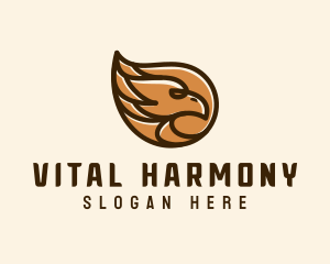 Brown Eagle Head  logo design