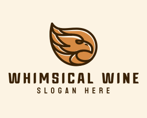 Brown Eagle Head  logo design