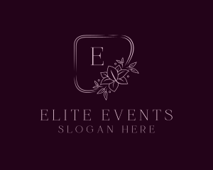 Beauty Flower Event logo design