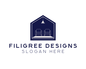 Interior House Furniture Design logo design