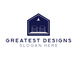 Interior House Furniture Design logo design