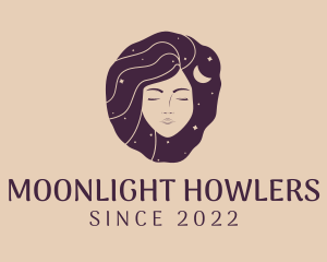 Moonlight Beauty Cosmetics logo design