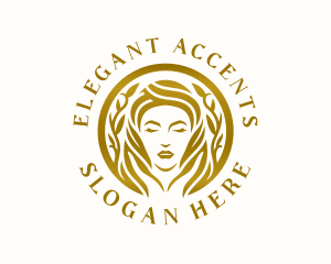 Elegant Beauty Woman  logo design