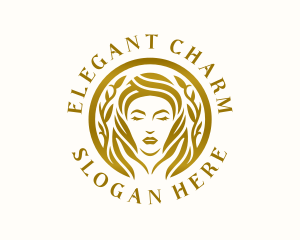 Elegant Beauty Woman  logo design