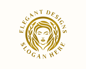 Elegant Beauty Woman  logo design