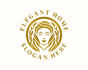 Elegant Beauty Woman  logo design