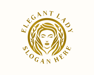 Elegant Beauty Woman  logo design