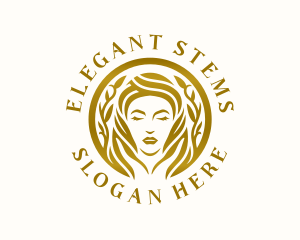 Elegant Beauty Woman  logo design