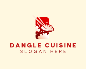 Asian Gyoza Cuisine logo design