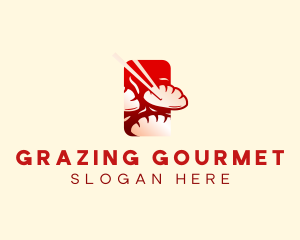 Asian Gyoza Cuisine logo design