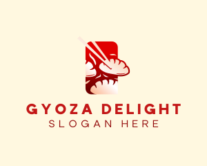 Asian Gyoza Cuisine logo design