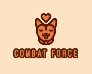 Pet Cat Love  Logo