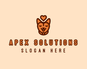 Pet Cat Love  logo design